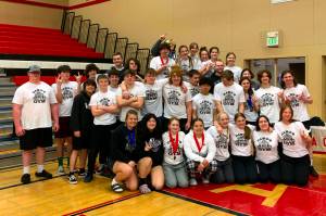 SUBMITTED PHOTO Montesano powerlifters pose for a photo after sweeping the team titles at a meet in Snohomish on Saturday.