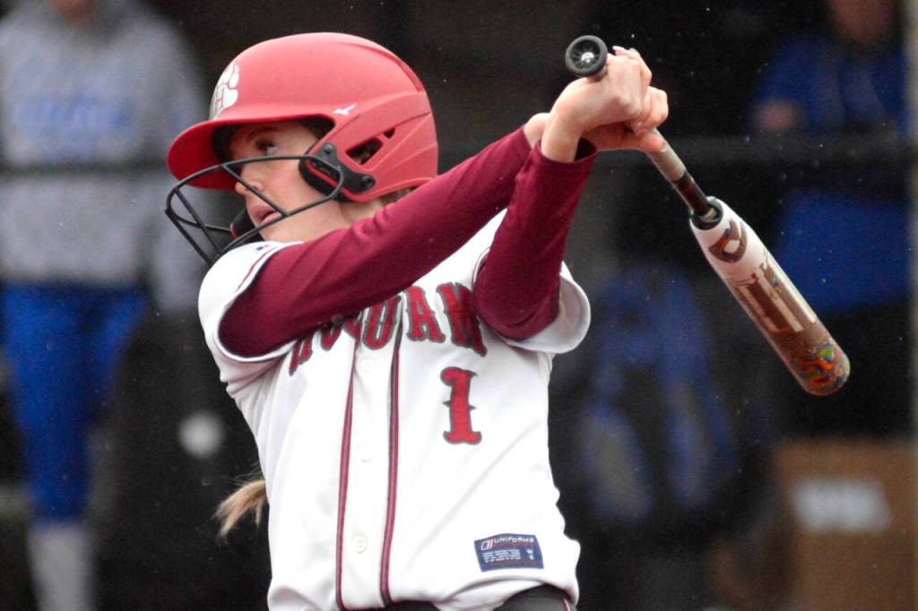 RYAN SPARKS / THE DAILY WORLD Chloe Dietrick led Hoquiam with a perfect 4-for-4 from the plate.