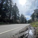 Multiple cars were involved in a motor vehicle crash on SR-105 near Westport that resulted from a car being driven too fast in the hail, according to the Washington State Patrol. (Michael S. Lockett / The Daily World)