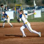 RYAN SPARKS / THE DAILY WORLD 
Aberdeens Abby Mainio throws a pitch during a 26-11 loss to W.F. West on Wednesday in Aberdeen.