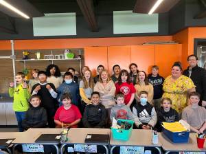 Clayton Franke / the daily world
Andrea Andrews fifth grade class.