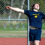 PHOTO BY FOREST WORGUM Aberdeens Tyler Bates recorded one of the best throws in the state this season to win the discus at a meet against Black Hills on Wednesday in Aberdeen.
