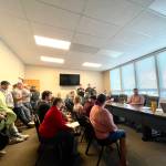 Members of the public line the walls during a McCleary city council meeting, drawn by recent controversy. Photo: Michael S. Lockett