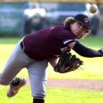 RYAN SPARKS | THE DAILY WORLD Montesano reliever Skylar Bove pitched the final two innings to earn the victory in the Bulldogs 8-6 victory over Tenino on Tuesday in Montesano.