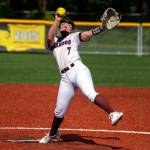 RYAN SPARKS / THE DAILY WORLD Montesano pitcher Alyssa Maldonado earned the 11-1 win over Eatonville in Tuesday in Montesano.