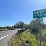 Michael S. Lockett / The Daily World
A motorcyclist was injured Tuesday in a single-vehicle crash near Montesano in an alleged drunk-driving incident.