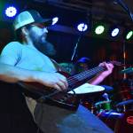 Matthew N. Wells / The Daily World
Jamie Attwood, bassist for Ms. Maki & Co, rocks out during the bands set at Celebrate Summer Jam on Saturday at Ocean Shores Convention Center. The band was one of 10  including Leah Justine, a country music star, to play on the hottest day of the year so far.