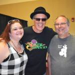 Backstage, spirits were high for Tiffany Maki, Wil Russoul, center, and Steve Leggett. The three musicians, who played alongside Angel Phoenix Damasiewicz and Christian Svinth, made a few adjustments before they took the stage Saturday afternoon at Celebrate Summer Jam in Ocean Shores. In addition to their setlist being cut short from one hour to about 20 minutes, Russoul had to play with an unfamiliar guitar, and Svinth had to play with a full drum set instead of the single djembe — a hand drum. But they made the most of it and the crowd seemed to enjoy themselves during the live set. (Matthew N. Wells / The Daily World)