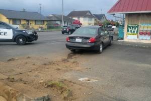 Police are seeking a woman after she allegedly crashed a vehicle and left the scene in Aberdeen on Monday morning. (Courtesy photo / Aberdeen Police Department)