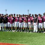 ALEC DIETZ / THE CHRONICLE 
The Montesano baseball team poses with its fourth-place trophy after the 1A State Tournament wrapped up on Saturday at Joe Martin Stadium in Bellingham.