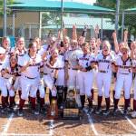 PHOTO BY SHAWN DONNELLY 
The Montesano Bulldogs defeated the Royal Knights 8-2 to win the 1A State Softball Championship on Sunday at the Columbia Playfields in Richland. Its the programs 11 softball state title in school history and first since 2019.