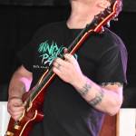 Matthew N. Wells / The Daily World
Justin Kautzman, guitarist and singer for Black Shepherd, shows his love of music with the passion in his face and the music notes tattooed on his left forearm. Black Shepherd, which also features Michael Johnson on drums and recording, and Steve Markham on trumpet and bass, will play Thursday night at The Loading Dock  202 E. Wishkah St., in downtown Aberdeen.