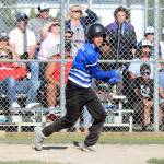 RYAN SPARKS | THE DAILY WORLD 
Elmas James Modersohn went a perfect 3-for-3 during a 14-4 victory over Seattle Central in the Little League Senior State Tournament on Tuesday in Elma.