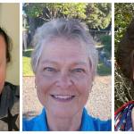 Candidates for Ocean Shores City Council Position 4, from left: Jennifer Herboldsheimer, Alison Cline, Caroline Emmert.
