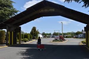 The Leisure Manor mobile home park in south Aberdeen contains 191 spaces, the most of any Grays Harbor County mobile home park. (Clayton Franke / The Daily World)