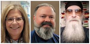 Candidates for North Beach school board, district 1, from left: Francelle Jordan, Jeff Albertson, Rickie Day.