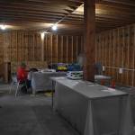 A view of a future kitchen inside the historic La Vogue building. The kitchen already has a few amenities, such as a triple sink, refrigerators, dishwasher, multiple ovens and sandwich bars for paninis, plus additional storage. The Jitter House, which is next door to this construction space, is well-known for its smooth coffee and delicious pastries and hearty meals. (Matthew N. Wells / The Daily World)