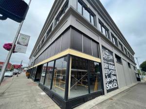 Grand plans are in place for the 113-year old La Vogue building. The building, one of Hoquiam's oldest, will feature a boutique hotel and spa, a catering venue, a couple banquet halls, a small department store, restaurant and the new location for the popular Jitter House cafe. The property, which Harbor Strong LLC., owns, will also be able to host live music. (Matthew N. Wells / The Daily World)