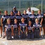 SUBMITTED PHOTO The Grays Harbor Crushers 12U team placed second at the NAFA Summer Nationals on Sunday in Newberg, Oregon. Pictured are (front row, from left): Ashlyn Lytle, Eastyn Siano, Harper Lowery, Annika Gaddis, Piper Brule. Middle row: Assistant coach Natalie Mills, Makaya Donais, Klementine Servellon, Madisyn Baker, Addisynn Williamsen, Brooklynn Brown, Jordyn Mills, assistant coach Lisa Baker. Back row: coaches Adam Williamsen and Brandon Siano.