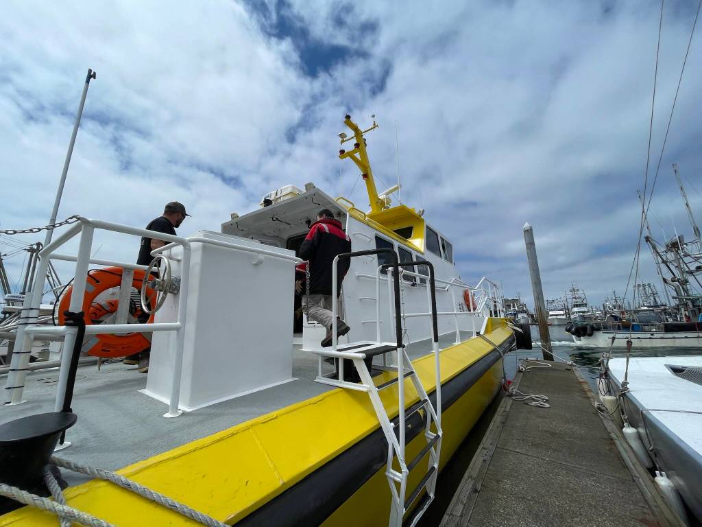 Michael S. Lockett / The Daily World
Harbor pilots help navigate larger vessels into the harbor, relying on years of practice and precise instrumentation.