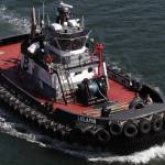 Michael S. Lockett / The Daily World
A Hoquiam-based tugboat comes alongside the SLNC Severn on July 27.