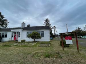 For the last eight years, Chaplains on the Harbor has operated a temporary winter shelter at this church on Spokane Street in Westport. (Michael Lockett / The Daily World)