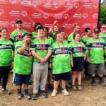 SUBMITTED PHOTO The Grays Harbor Special Olympics Whitehawks softball team placed first in Division 4 after winning three games at the Southwest Softball Regional Tournament in Saturday, July 29 in Olympia.