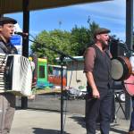 Matthew N. Wells / The Daily World
Lions of the North, a rowdy Celtic folk band from California, set itself on hyperdrive near the end of their set Friday afternoon as they sung their hearts out for a happy audience. Wherever there is a need for jaunty celtic folk music well be there, their band website states. The good news for the people on the short stands at the Jodesha Broadcasting stage was despite the hot day in Elma, the well-dressed men werent affected and they gave the performance their all.