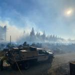 Courtesy photo / Frank Kowoosh
The Margarita wildfire has consumed about 70 total acres as of Aug. 7.