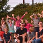 Matthew N. Wells / The Daily World
On Friday night, Ericka Corban invited this group of young children to help her sing a song on the Grays Harbor County Fairs Pepsi stage. The moment Corban and her band shared with the Comeback Kids, was a crowd favorite.
On Friday night, Ericka Corban invited this group of young children to help her sing a song on the Grays Harbor County Fairs Pepsi stage. The moment Corban and her band shared with the Comeback Kids, was a crowd favorite. (Matthew N. Wells / The Daily World)