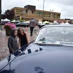 Matthew N. Wells | The Daily World
Dean Bush, left, and his cousin Watson, stare at the regal blue 1960 Chevrolet Impala, which was part of the car show on Saturday, Aug. 20 at Summerfest 2022. The children, and Michael Bush, Deans dad, were enamored by the paint job, and the bullet tail lights on the classic car.