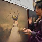 Matthew N. Wells / The Daily World
Jade Black, a self-portrait photographer, explains what goes into her art. This photo shows Black wearing part of a tree and a nest at Damon Point. I got this branch and I put it on my head, Black said. And then in Photoshop I went ahead and took the nest that I photographed and I put it on my head as well to make it look like Im sort of a tree with a nest on my head. Search online for www.jade-black.com to find more of Blacks work.