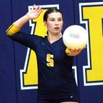 Aberdeen senior setter Cameryn Micheau