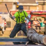 Provided by Andrew Smith
Tristan Mefford finished third in the Local Choker Setting competition  shown  with a time of 19.12. Mefford also finished in fifth place with Johnny Boggs in the Local Double Buck, with a time of 1:12.22. Boggs was the local all-around winner.