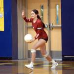DAILY WORLD FILE PHOTO
Hoquiam setter Katlyn Brodhead, seen here in a game on Sept. 12, had 28 assists and 12 digs in a 3-0 victory over Raymond-South Bend on Monday in South Bend.