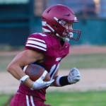 PHOTO BY FOREST WORGUM
Hoquiam quarterback Zander Jump (10), seen here in a file photo, and his Grizzlies' teammates will face off against Nooksack Valley on Friday at Nooksack Valley High School.