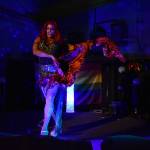 A drag performer dances during a drag show on Sept. 23 at the 2023 Grays Harbor Pride Festival at the Historical Seaport in Aberdeen. (Clayton Franke / The Daily World)