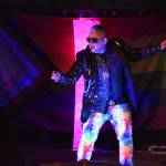 Clayton Franke / The Daily World
Ceasar Hart, a prominent Seattle drag king, performs at the 2023 Grays Harbor Pride Festival on Sept. 23 at the Historical Seaport in Aberdeen.