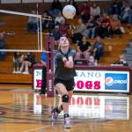 PHOTO BY FOREST WORGUM Montesano setter Karissa Otterstetter passes the ball during a 3-1 victory over Hoquiam on Tuesday in Montesano.