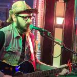 Redact Records
John Prentice III rocks his way through the first night, Oct. 3, of Open Mic Night at Messy Jessys Bar and Grill.