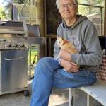 Provided photo
Jim sits with his best friend Ms. Douglas, a chihuahua.