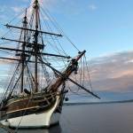 The Lady Washington lies moored alongside the pier at Port Orchard, where it will overwinter following this years successful sailing season. (Michael S. Lockett / The Daily World)