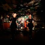 Dancers from the Seattle Irish Dance Company perform as Sean Daly and the Shams play during the Celtic Music Feis on Oct. 21. (Michael S. Lockett / The Daily World)