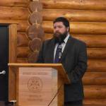 Matthew N. Wells / The Daily World
Carl Schroeder, director of government relations for the Association of Washington Cities, spoke about some of the problems facing Washington cities. He also explained how what works for one city wont work for all cities.