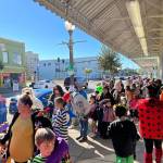 Matthew N. Wells / The Daily World
Ghouls, goblins, Disney characters and other costumed characters lined both north and south sides of downtown Aberdeens Wishkah Street for Aberdeens Spooktacular event. They were all on the hunt for free candy, pop and popcorn from the area businesses and from the Downtown Aberdeen Association, who sponsored the event.