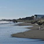 Clayton Franke / The Daily World
Houses south of Marine View Drive on the southern end of the Ocean Shores peninsula are on the front lines for erosion washing away roughly 60 feet of shoreline each year.