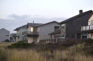 Clayton Franke / The Daily World
A vacation rental home stands in a Westport neighborhood near the dunes. <em>Note: This caption has been corrected to state that only one of the home pictured was verified as a vacation rental. </em>