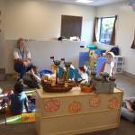 Matthew N. Wells / The Daily World
Sen. Kevin Van De Wege, left, observes the fun environment inside the Sharks room on Tuesday during a tour of Learning to Grow Inc.s opening of its new childcare and early learning center, which cost a little more than $2 million of public and private funds to build. The facility is licensed to serve 99 children.
