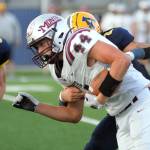 DAILY WORLD FILE PHOTO Montesano running back Gabe Bodwell (44)