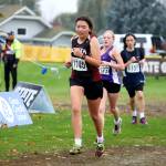 SUBMITTED PHOTO Ocosta senior Rebekah Stone (1145) placed 30th overall at the 1B/2B State Championship girls cross country race on Saturday at the Sun Willows Golf Course in Pasco.